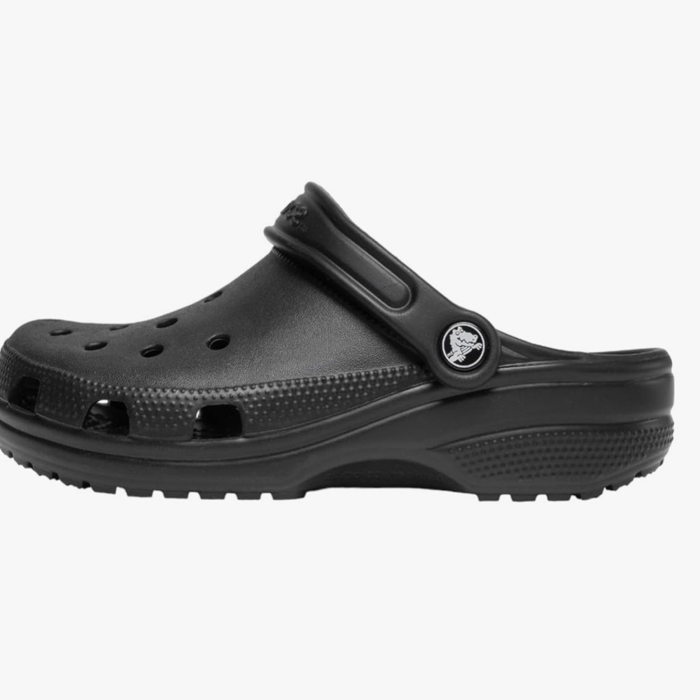 Crocs Unisex-Adult Classic Clogs, Black, women’s size 6 - Picture 3 of 10